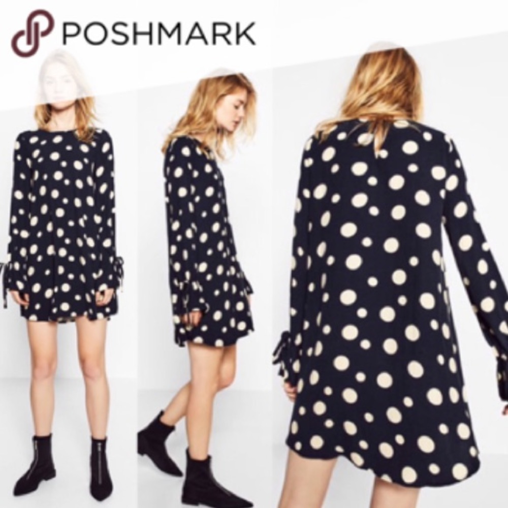 ZARA Trafaluc Polka dot dress